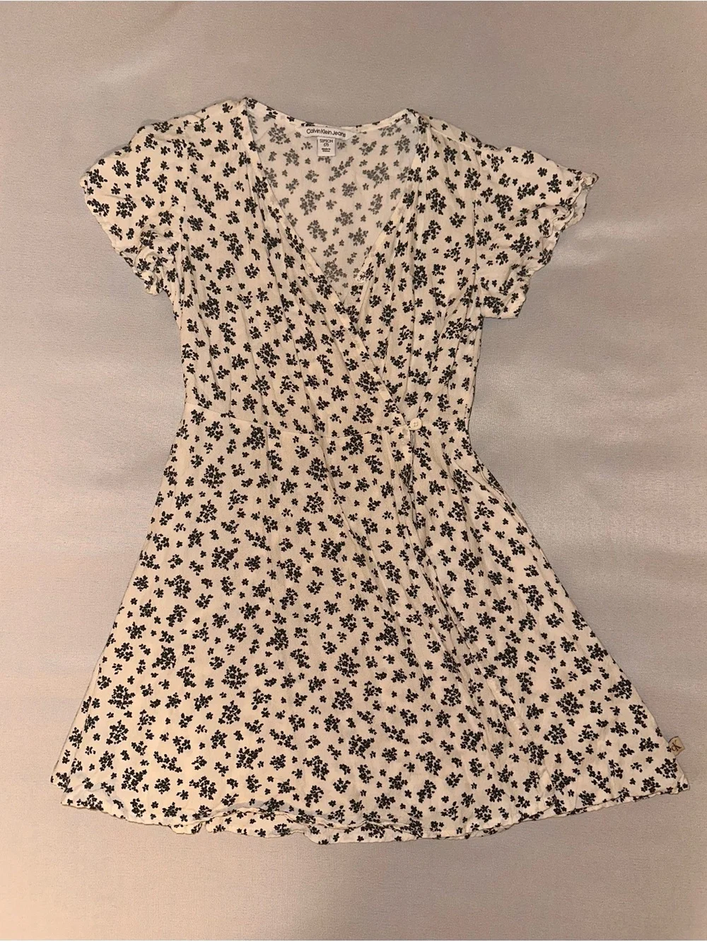 Calvin Klein Jeans Girl’s Floral Wrap Dress